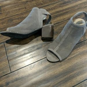 Perforated sandal booties